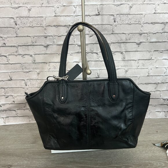 COACH F32944 TAYLOR BETTE BLACK LEATHER MINI TOTE CROSS-BODY BAG - Picture 5 of 7